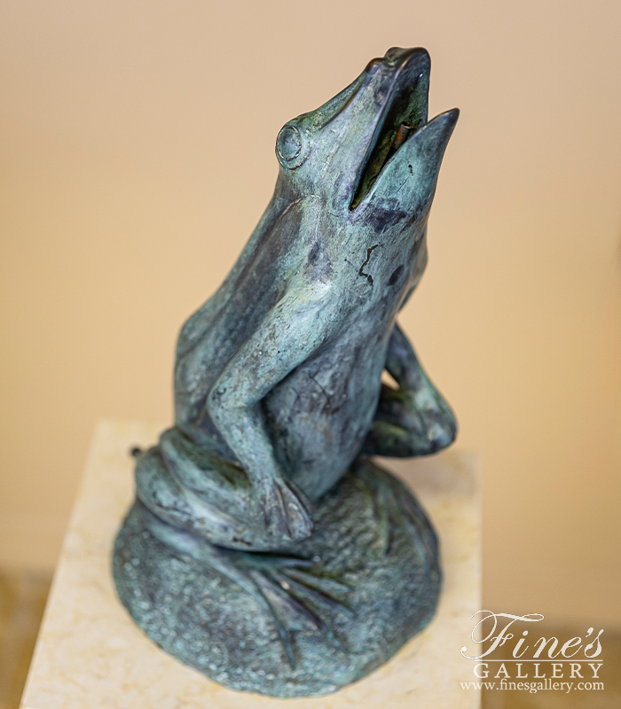 Bronze Fountains  - Bronze Fountain Frog - BF-790